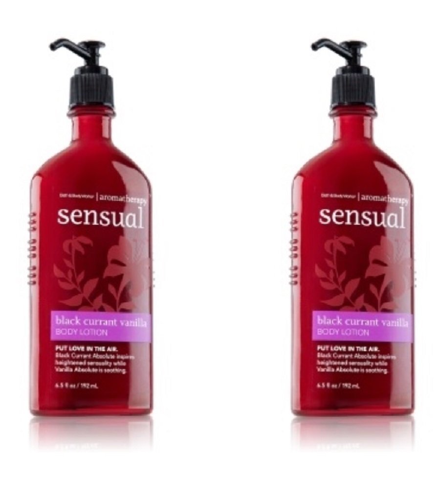 Bath and Body online Works Aromatherapy Sensual Black Currant Vanilla Body Lotion 6.5oz