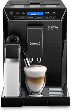 DeLonghi Eletta Black Cappuccino Top Digital Super Automatic Machine with LatteCrema System