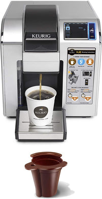 Keurig VUE V1200 Commercial Brewing System and BONUS K2V-Cup 2 in 1 Single Serve Coffee Adapter - Use Any K-Cup or Coffee Grounds!